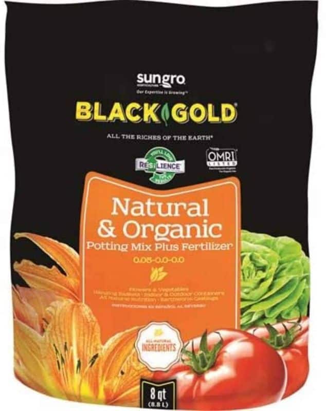 Black gold soil package.