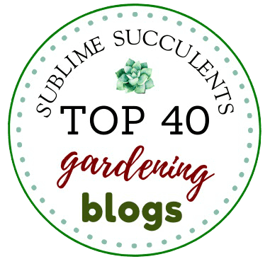 Badge Top 40 Gardening Blog